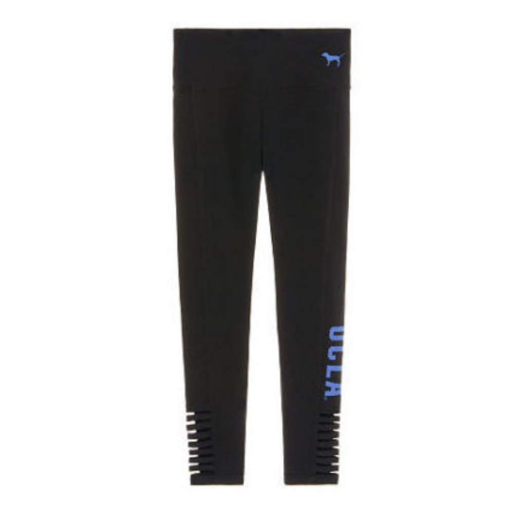 UCLA Bruins University of California Los Angeles Gym Yoga Leggings Black Pants